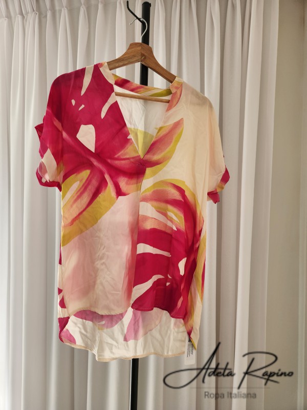 Camisola Fibrana estampada fucsia