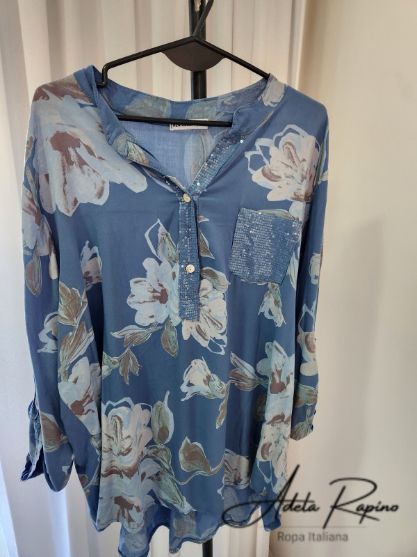 Camisola con bolsillo de lentejuela