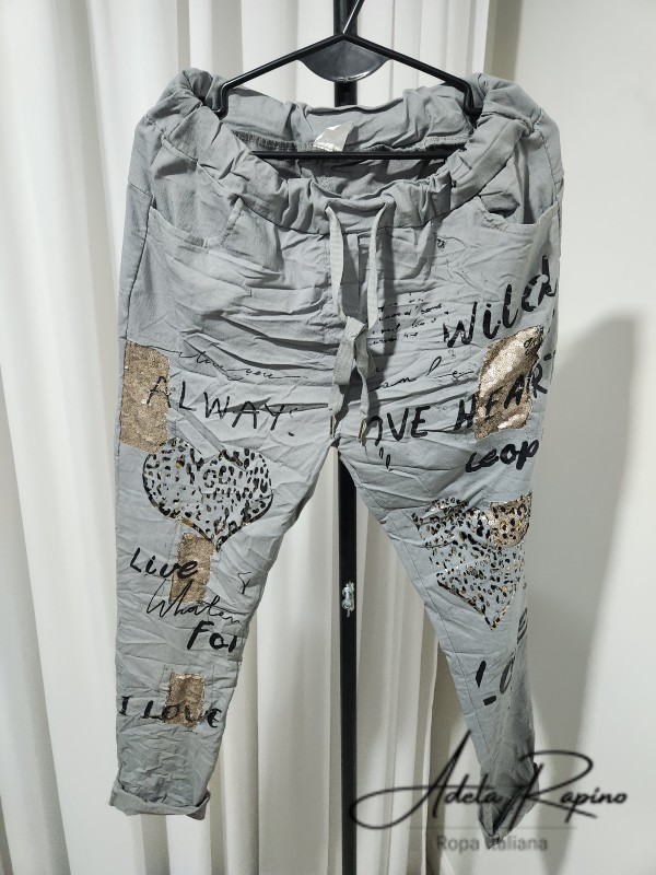 Babucha con detalles al frente