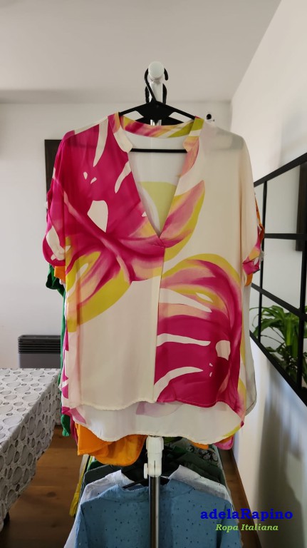 Camisola Fibrana estampada fucsia